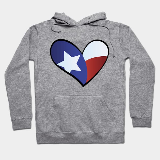 Texas - Deep in My Heart Hoodie by JimPrichard